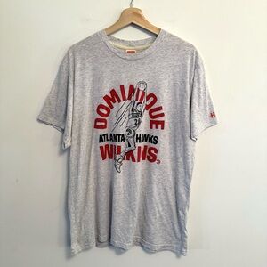 Homage NBA Atlanta Hawks Dominique Wilkins Basketball Player Graphic Tee